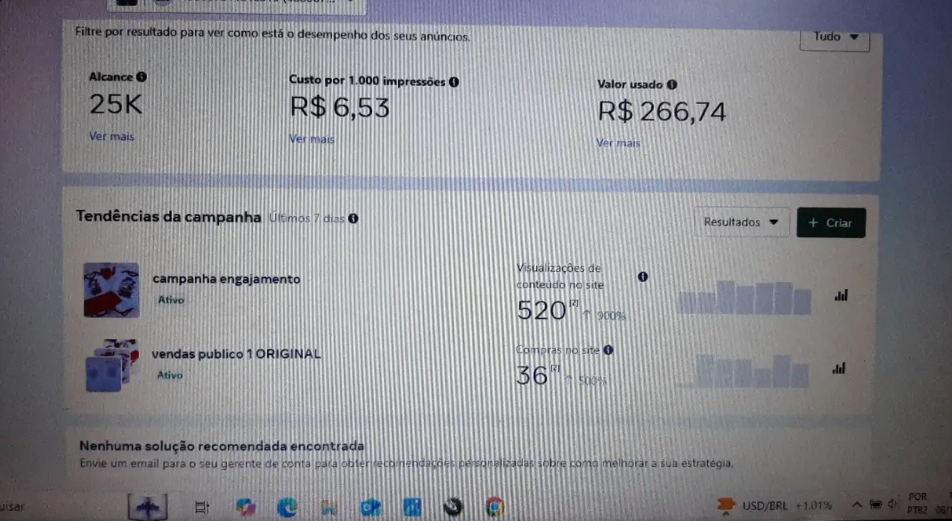 Resultado de campanha — 900% e 500% de crescimento